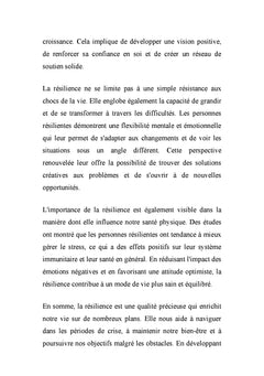 LE GUIDE DE LA RÉSILIENCE