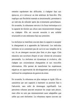 LE GUIDE DE LA RÉSILIENCE