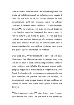 LE GUIDE DE LA RÉSILIENCE