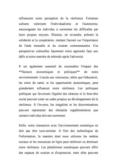 LE GUIDE DE LA RÉSILIENCE