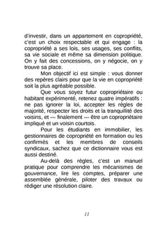 Le Dictionnaire de la Copropriété