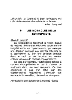 Le Dictionnaire de la Copropriété