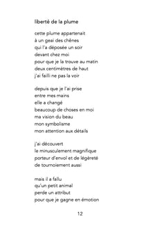 la gravité des pétales