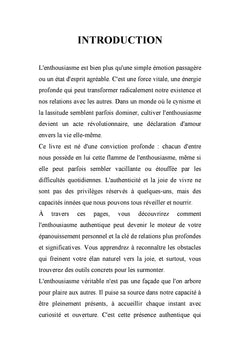 La force de l'enthousiasme