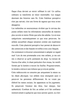 CE QUE LES ENFANTS M'ONT APPRIS