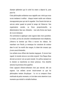 CE QUE LES ENFANTS M'ONT APPRIS