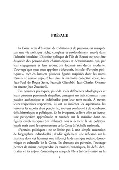 Portraits d'hommes politiques corses