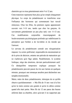 DANS LA TÊTE D'UN PRÉ-ADO