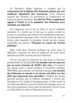 LUTTE CONTRE LA PAUVRETE AU GABON
