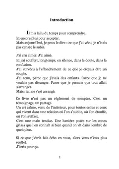 Ce que je n'ai pas vu venir