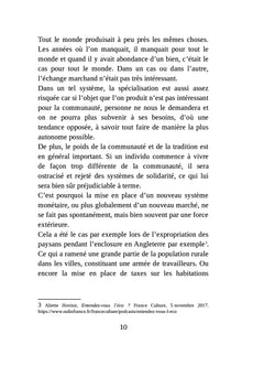 Mise en place d'une monnaie libre