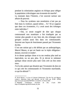 Mise en place d'une monnaie libre