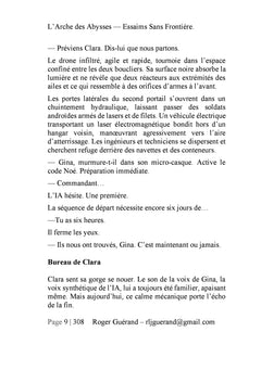 L'Arche Des Abysses  Tome 1