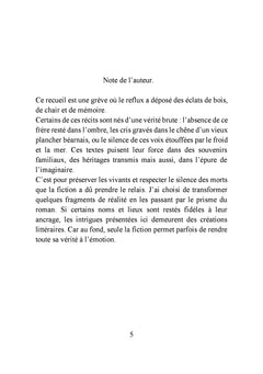Ce qu'il reste au reflux.