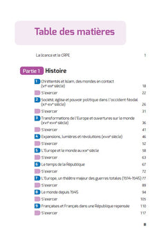 Toute la licence Professorat des écoles - Histoire, Géographie, EMC