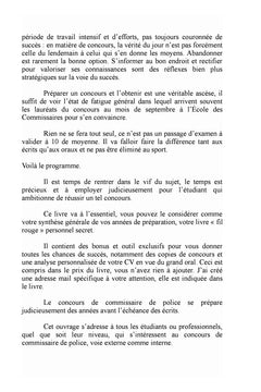 Toi, ce futur commissaire de police