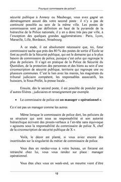 Toi, ce futur commissaire de police