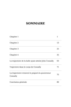 JFK La balle impossible
