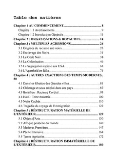 DE LA DECADENCE A L'EXCELLENCE DES PEUPLES NOIRS