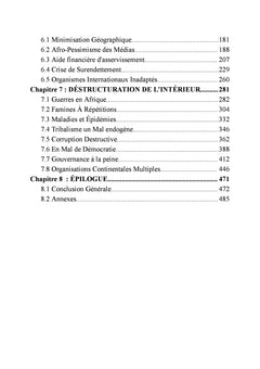 DE LA DECADENCE A L'EXCELLENCE DES PEUPLES NOIRS