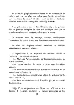 DE LA DECADENCE A L'EXCELLENCE DES PEUPLES NOIRS