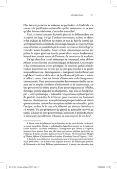 Thomas Jefferson, la Nature, l'individu et la liberté