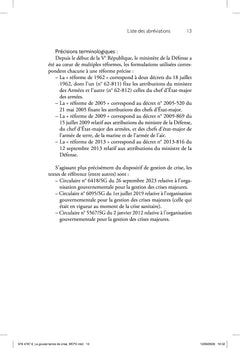 La gouvernance de crise