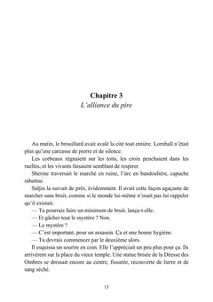 La Flèche et l'Ombre - Partie I