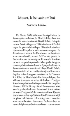 Le théâtre d'Alfred de Musset