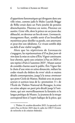 Le théâtre d'Alfred de Musset