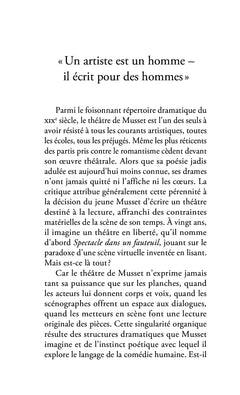 Le théâtre d'Alfred de Musset