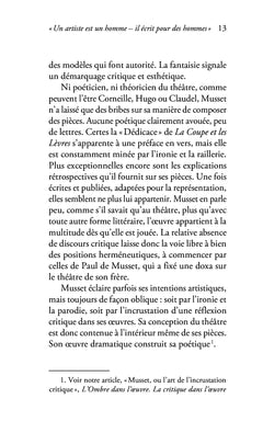 Le théâtre d'Alfred de Musset