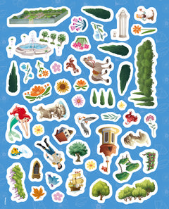 DISNEY PRINCESSES - Mes Stickers de rêve - Jardins fleuris