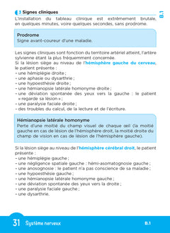 L'UE B1 en fiches mémos - Sciences biomédicales - Physiopathologie des différents systèmes - DEI