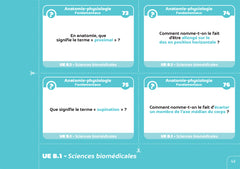Flashcards DEI - UE B.1 Sciences biomédicales - Biologie fondamentale et Anatomie physiologie