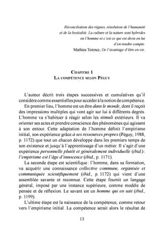 Essai sur la compétence
