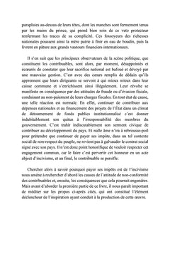 Quand payer ses impôts - devient un acte d'incivisme...