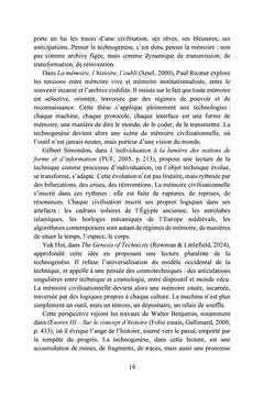 Héritage, machines et civilisations