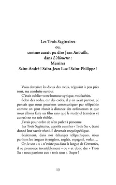 Les trois sagittaires