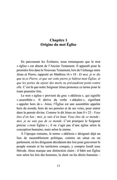 Église selon la pensée de Dieu