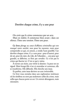 Quand la peur devient passage à l'acte