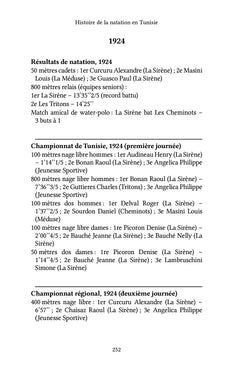 Histoire de la natation en Tunisie