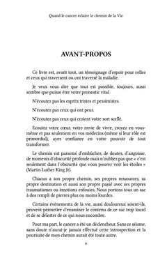 Quand le cancer éclaire le chemin de la Vie