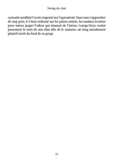 Swing du chat