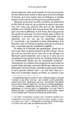De la suite dans les idées
