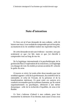 L'itinéraire intemporel d'un homme qui voulait devenir sage