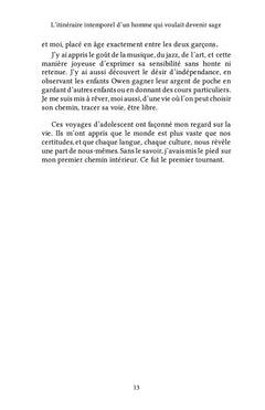 L'itinéraire intemporel d'un homme qui voulait devenir sage
