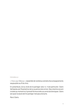 Vivre avec l'absence