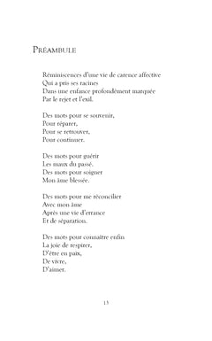 Les Déambulations d'une âme en exil