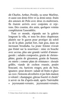 La Vengeance de Polo bèl boug et autres nouvelles